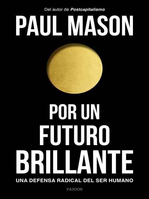 Title details for Por un futuro brillante by Paul Mason - Available